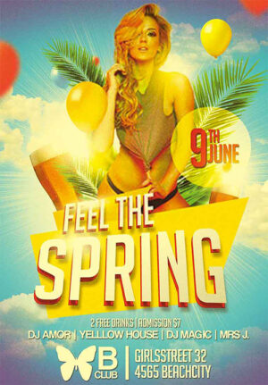 Feel The Spring Flyer