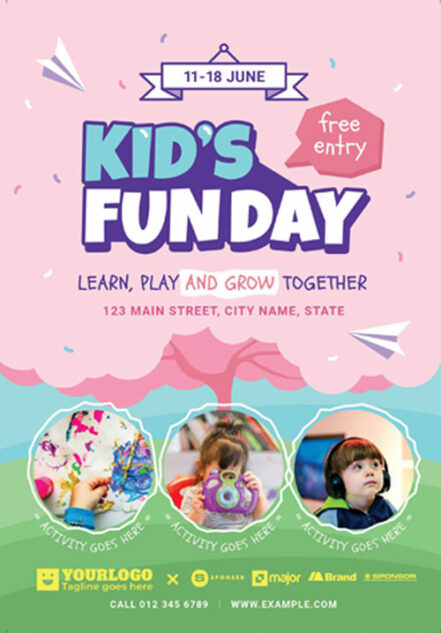 Kid's Fun Day Flyers A