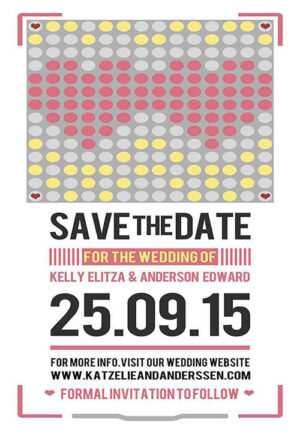 Wedding Save The Date Love Code