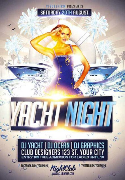 Yacht Night Flyer