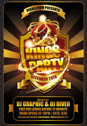Kings Party Flyer