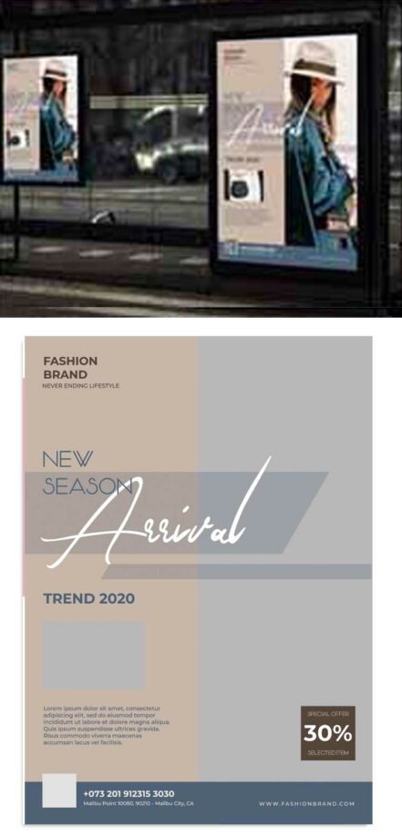 Arrival Fashion Sale Poster