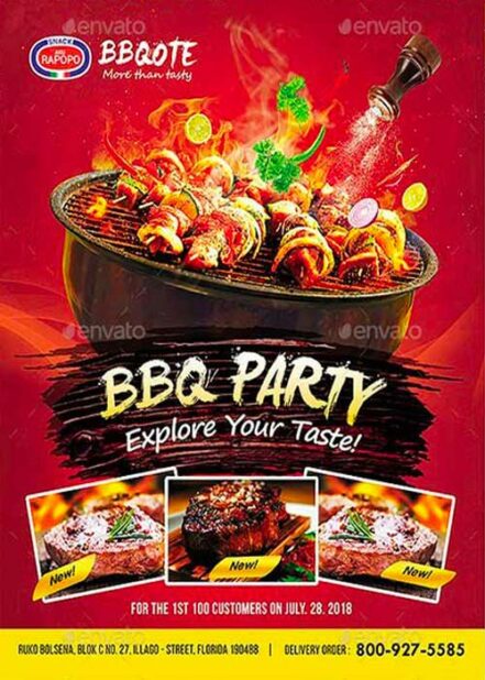 Bbq Food Menu Restaurant 2