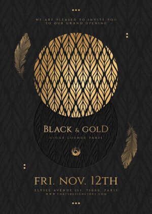 Black and Gold Flyer V13