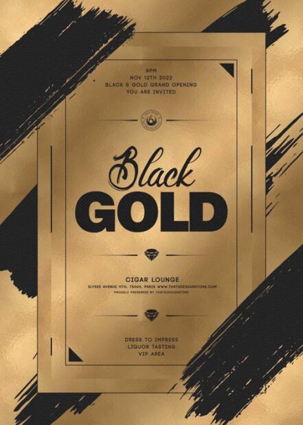 Black and Gold Flyer V18