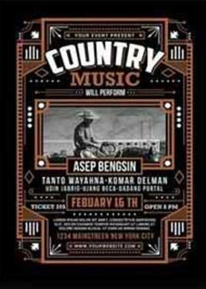 Country Music Flyer 1