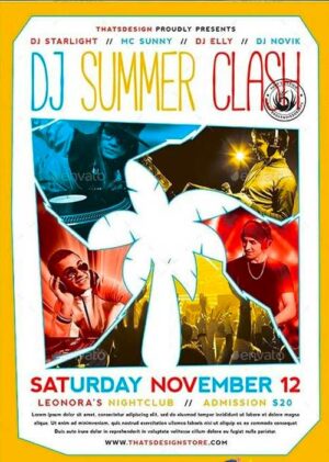 DJ Summer Clash Flyer 2