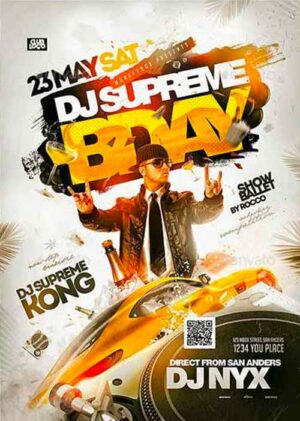 Dj Bday Flyer 24