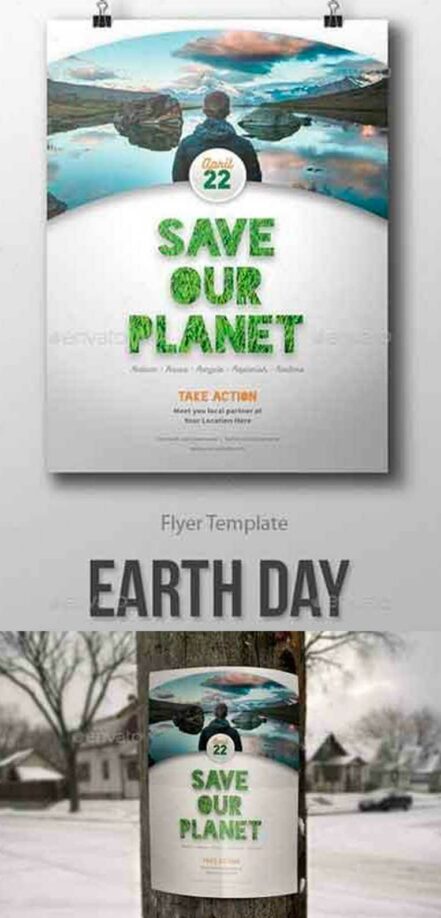 Earth Day Flyer Top