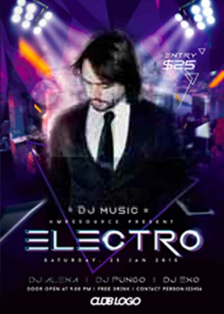 Electro Dupstep Flyer party