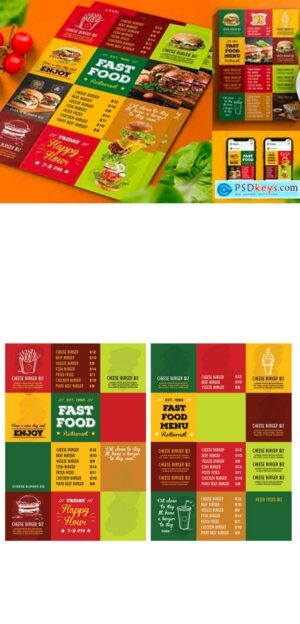 Fast Food Menu Flyer