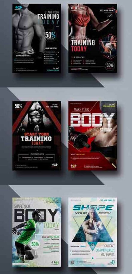 Fitness Flyer Bundle 1