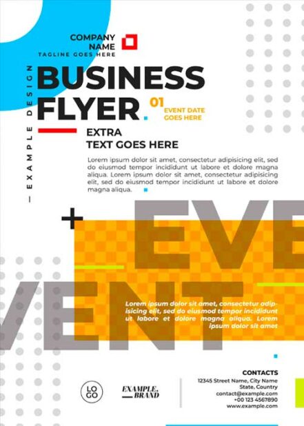 Flat Corporate Flyer CVG