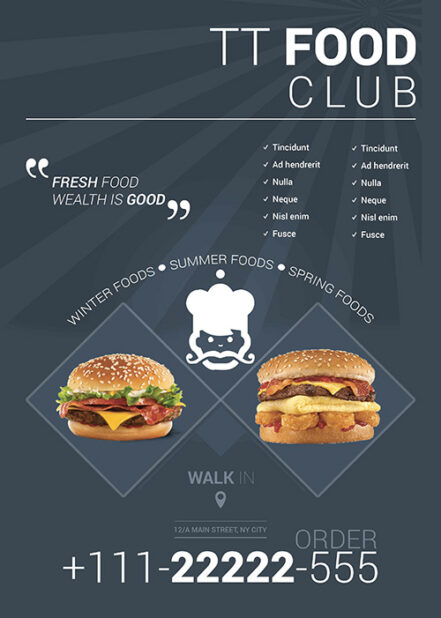 Fresh Fast Food Flyer