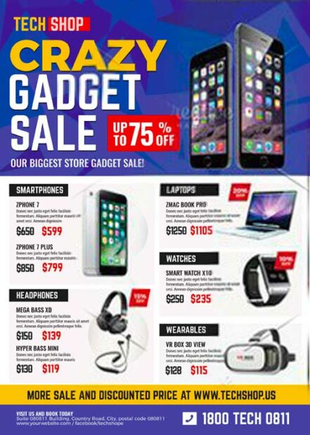 Gadget Sale Promotional FlyerFL