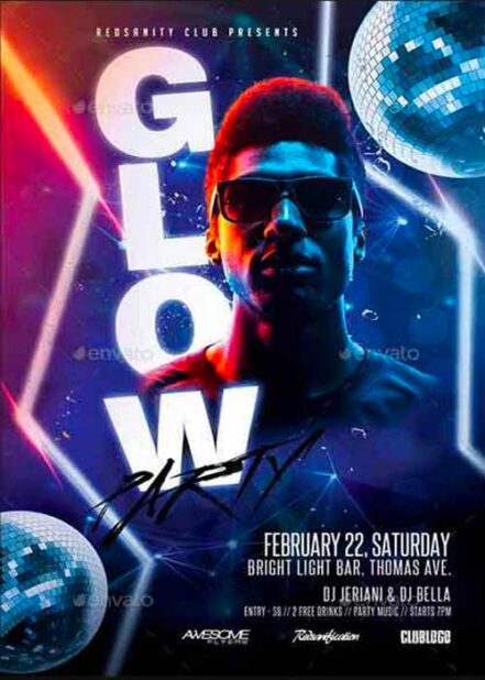 Glow Party Flyer 7