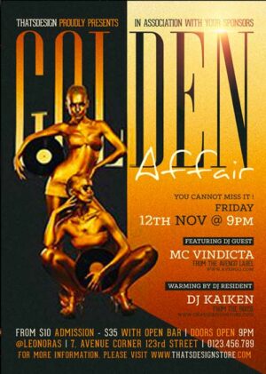 Golden Affair Flyer