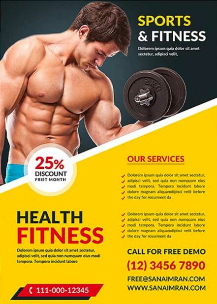 Health Fitness Sport Flyer 1