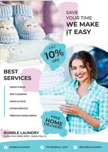 Laundry Service Flyer 1