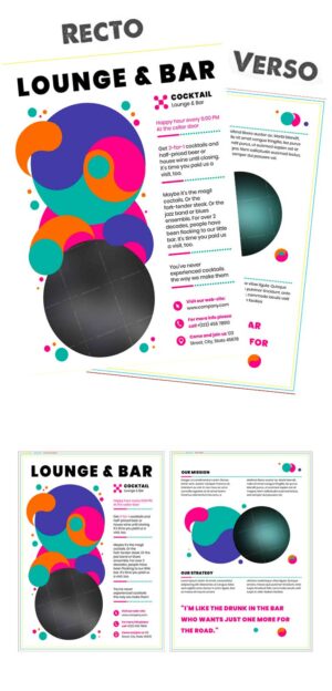 Lounge Bar Flyer 2X