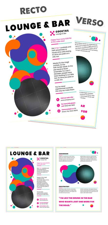 Lounge Bar Flyer 2X