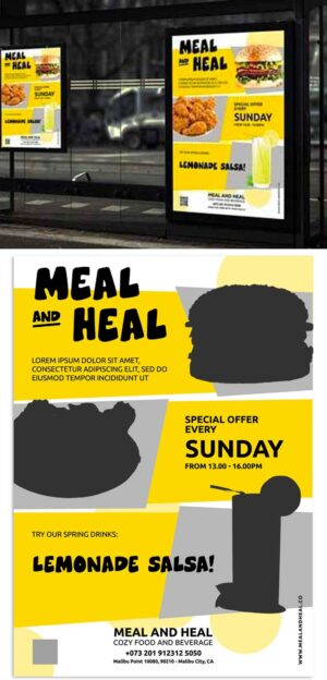 Meal Food Promotion Poster