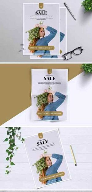 Minimal Fashion Sale Flyer