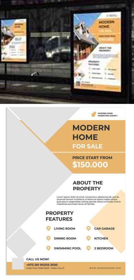 Modern Real Estate Poster