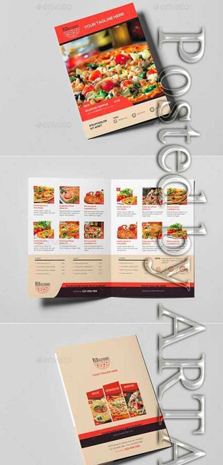 Pizza Restaurant Menu T12