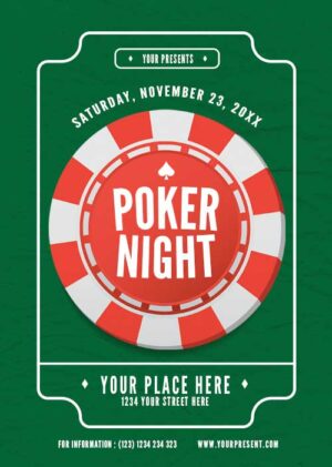 Poker Night Flyer 2