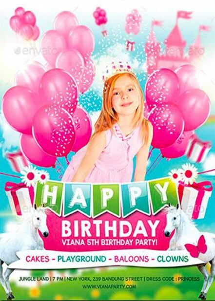 Princess Birthday Party Invitation