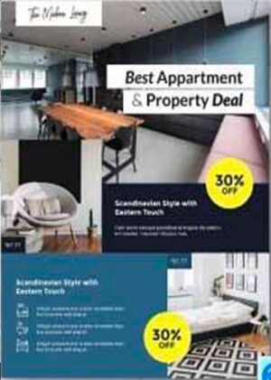 Property Apartment Furniture Flyer