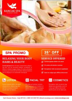 Rancak Spa Beauty Flyer HR