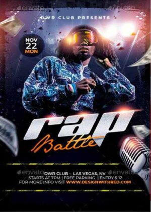 Rap Battle Flyer T2