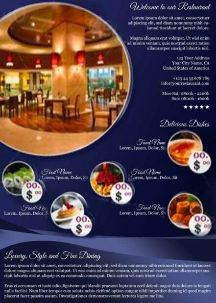 Restaurant Flyer 11