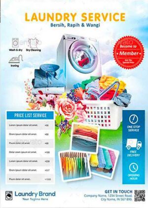 Laundry Services Flyer