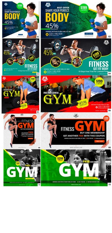 Fitness Facebook Banners 2