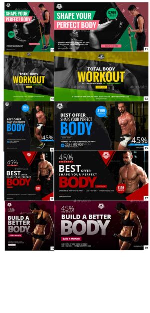 Fitness Facebook Banners 3