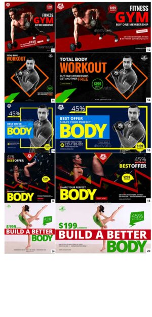 Fitness Facebook Banners 4