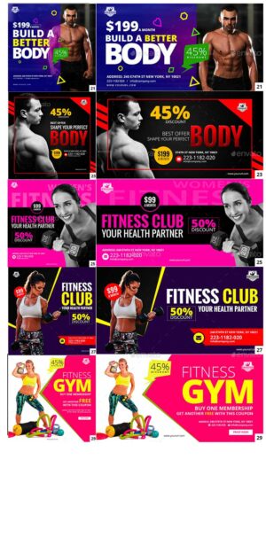 Fitness Facebook Banners 5