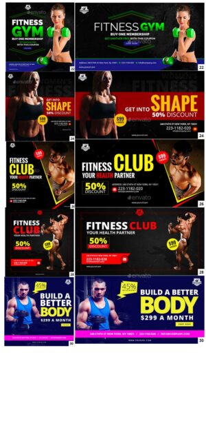 Fitness Facebook Banners 6