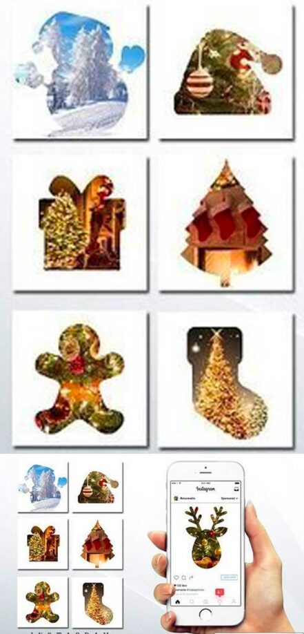 Insta Christmas Photo Masks