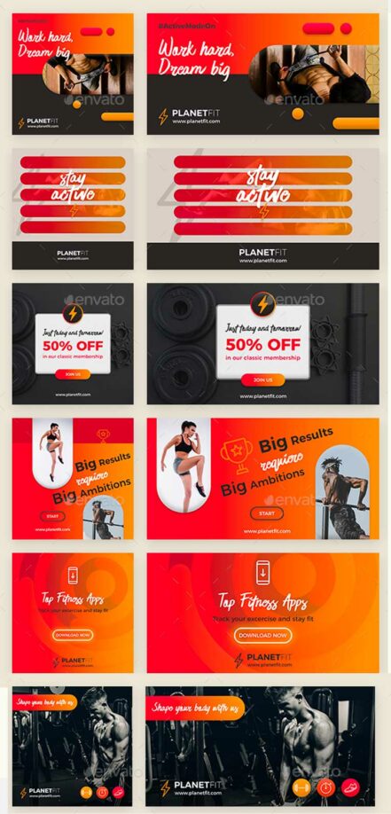 Insta FB Fitness Media Kit 1