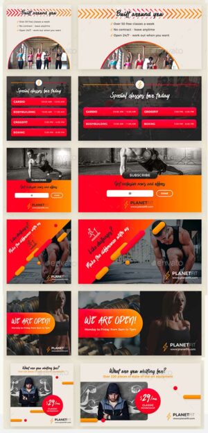 Insta FB Fitness Media Kit 3