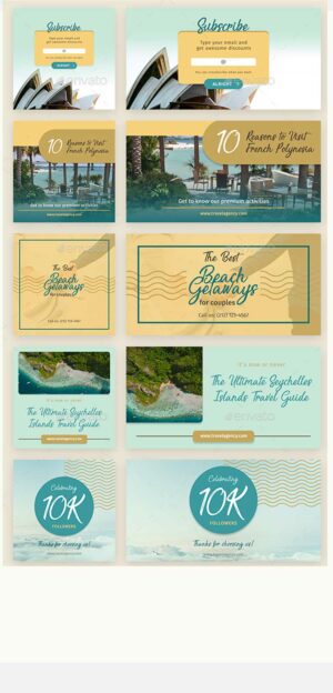 Insta FB Travel Banners Kit 1