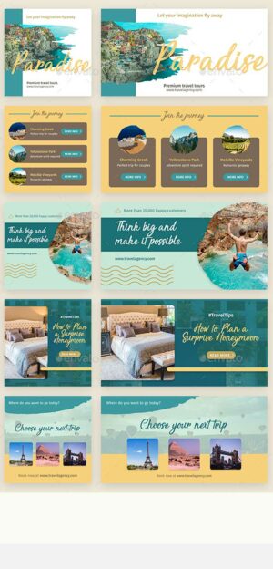 Insta FB Travel Banners Kit 3