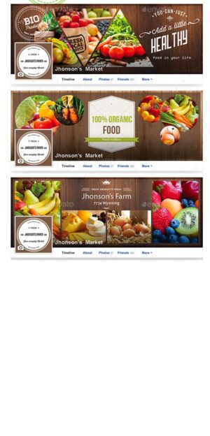 Organic Food Facebook Timeline Cover