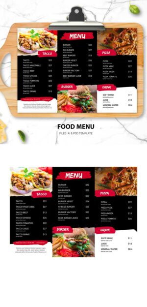 A3 Food Menu 2Q