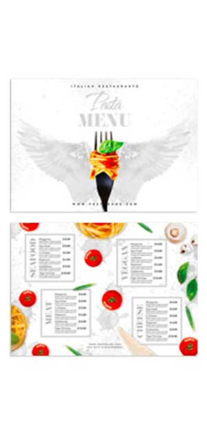 A3 Pasta Menu 22