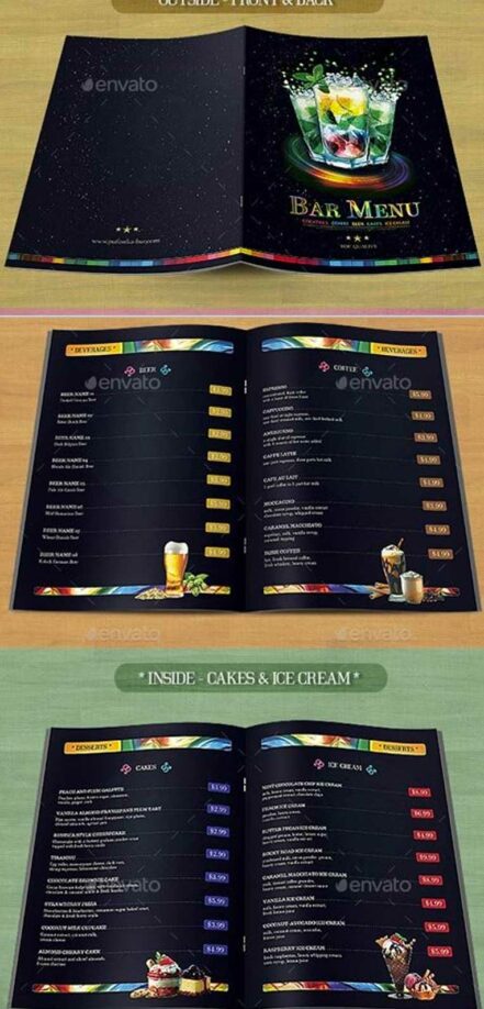 Bar Menu 1